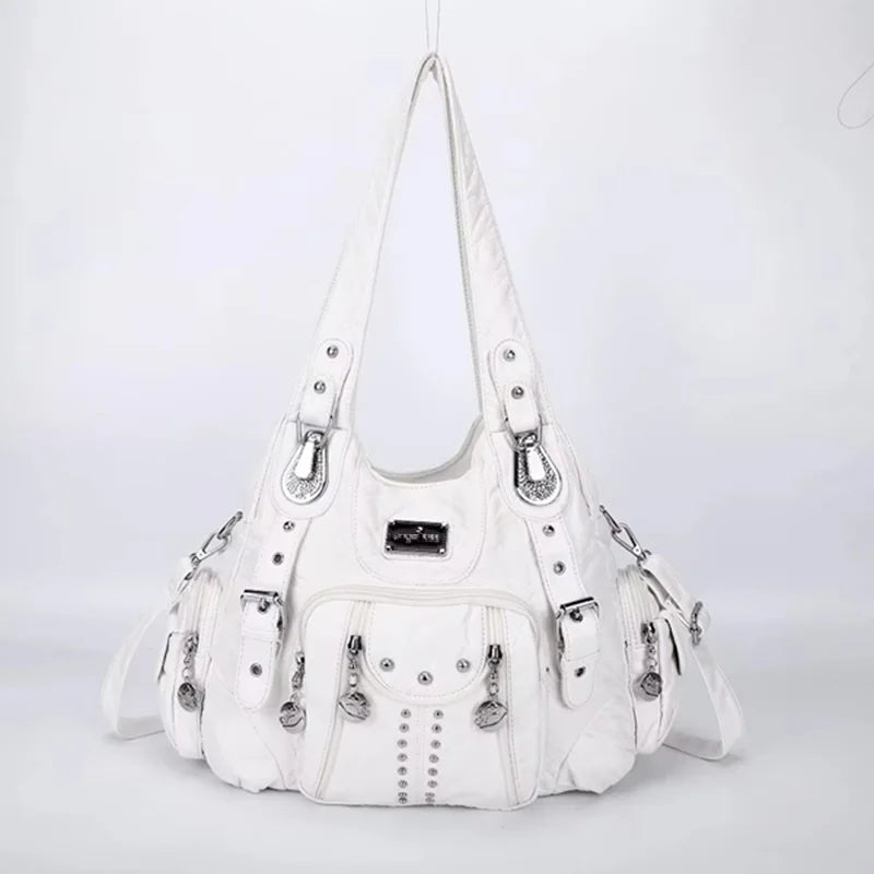 Angel kiss Bag Women Fashion Handbags Women Shoulder Bags PU Leather Handbag Female Satchel Shoulder Purse Bag bolsa feminina