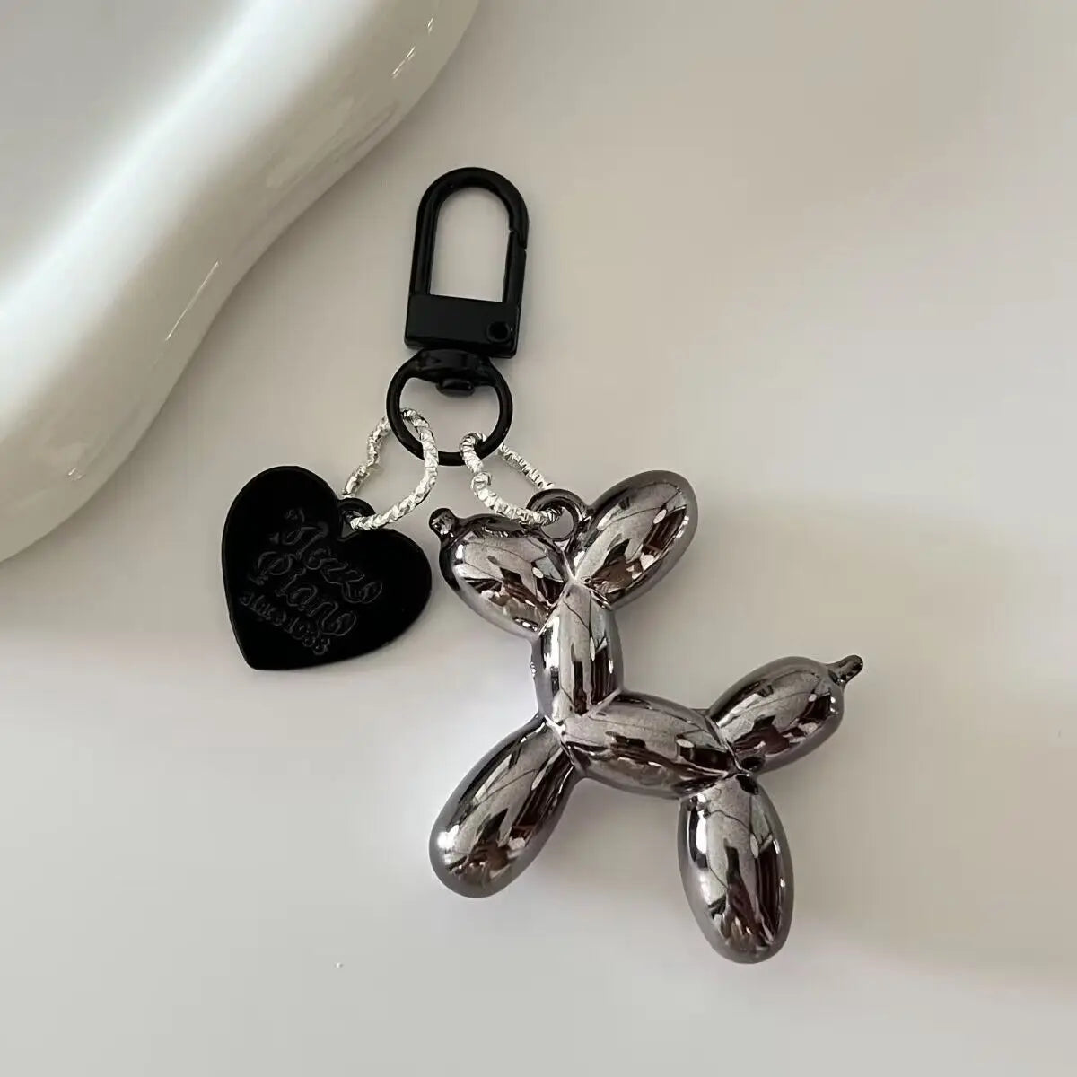 1Pc Fashion Balloon Dog Keychains Pendant Jewelry Trinket Car Key Ring Key Chain Accessories Car Keychain Keyring