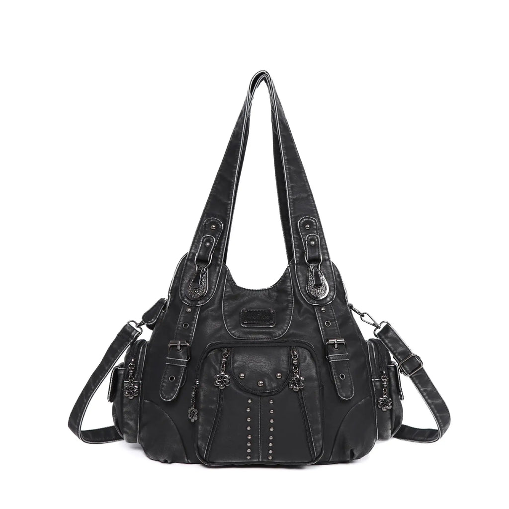 Angel kiss Bag Women Fashion Handbags Women Shoulder Bags PU Leather Handbag Female Satchel Shoulder Purse Bag bolsa feminina