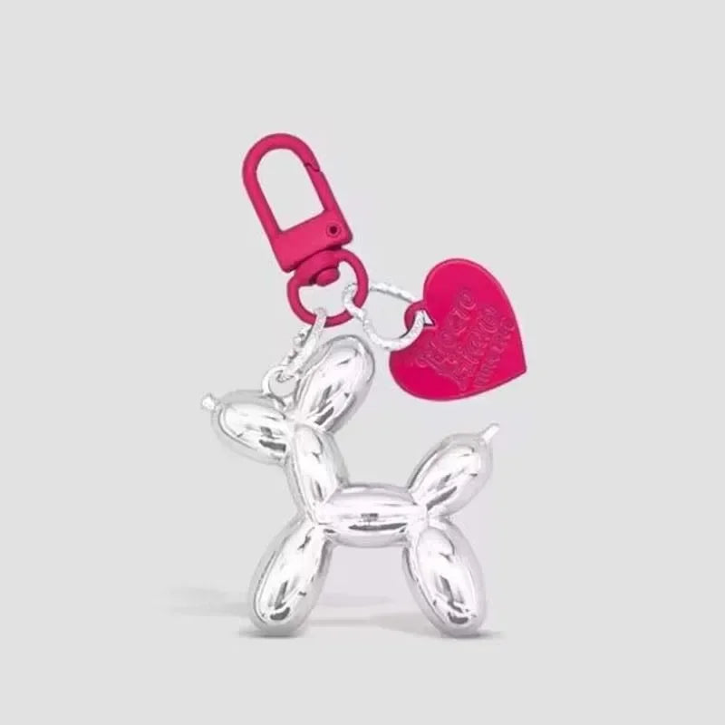 1Pc Fashion Balloon Dog Keychains Pendant Jewelry Trinket Car Key Ring Key Chain Accessories Car Keychain Keyring