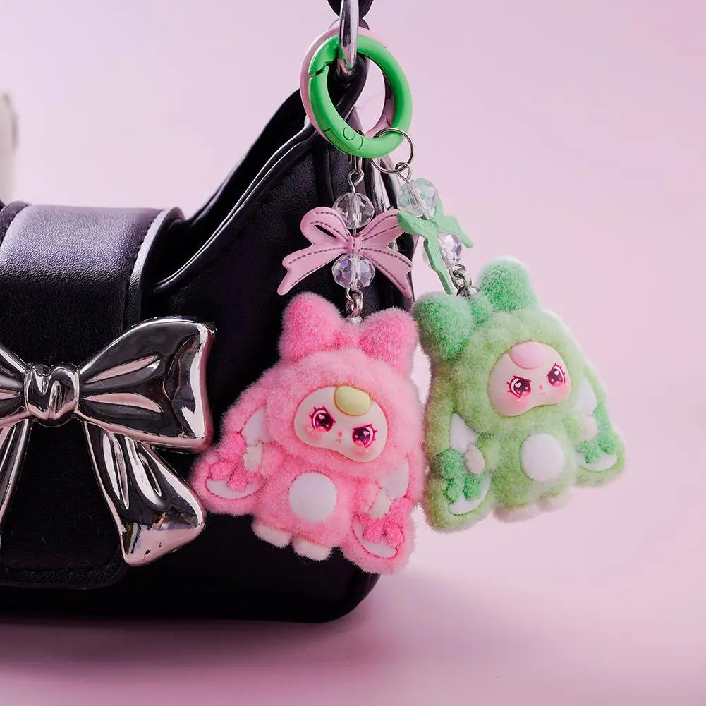 1pc Bag Pendant For Kawaii BABY THREE Mini Cartoon Babythree Keychain Cute Doll Gift Diy Pendant Accessories Decoration