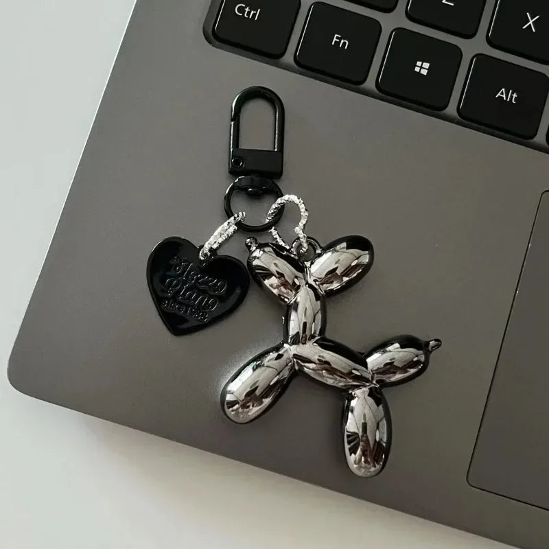 1Pc Fashion Balloon Dog Keychains Pendant Jewelry Trinket Car Key Ring Key Chain Accessories Car Keychain Keyring