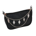 Butterfly Metal Bag Chain Heart Bag Straps Multi-layer Metal Chain Strap Bag Decorative Chain Replacement Bag Accessories