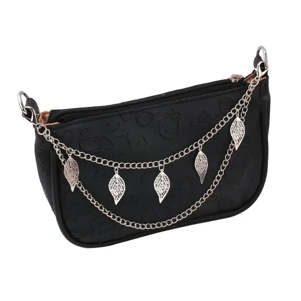 🎁 Butterfly Metal Bag Chain Heart Bag Straps Multi-layer Metal Chain Strap Bag Decorative Chain Replacement Bag Accessories (100% off)