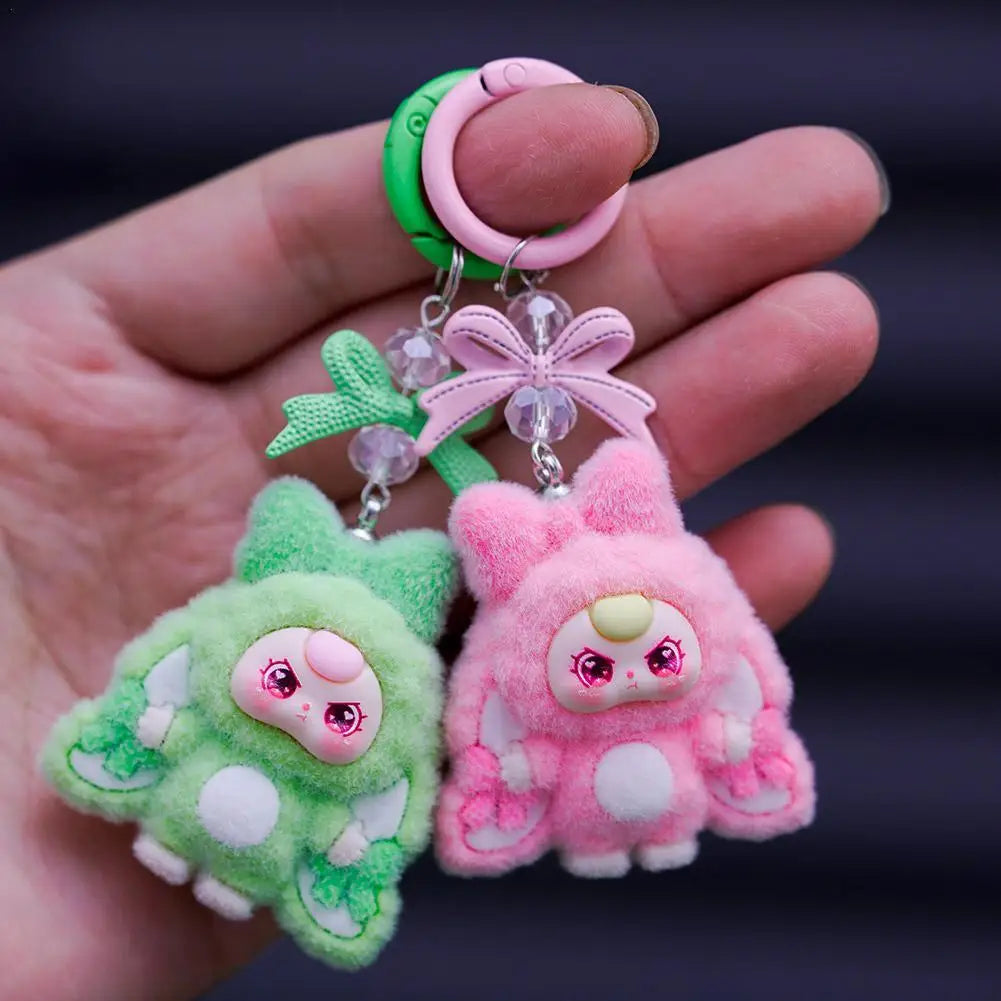 🎁 1pc Bag Pendant For Kawaii BABY THREE Mini Cartoon Babythree Keychain Cute Doll Gift Diy Pendant Accessories Decoration (100% off)