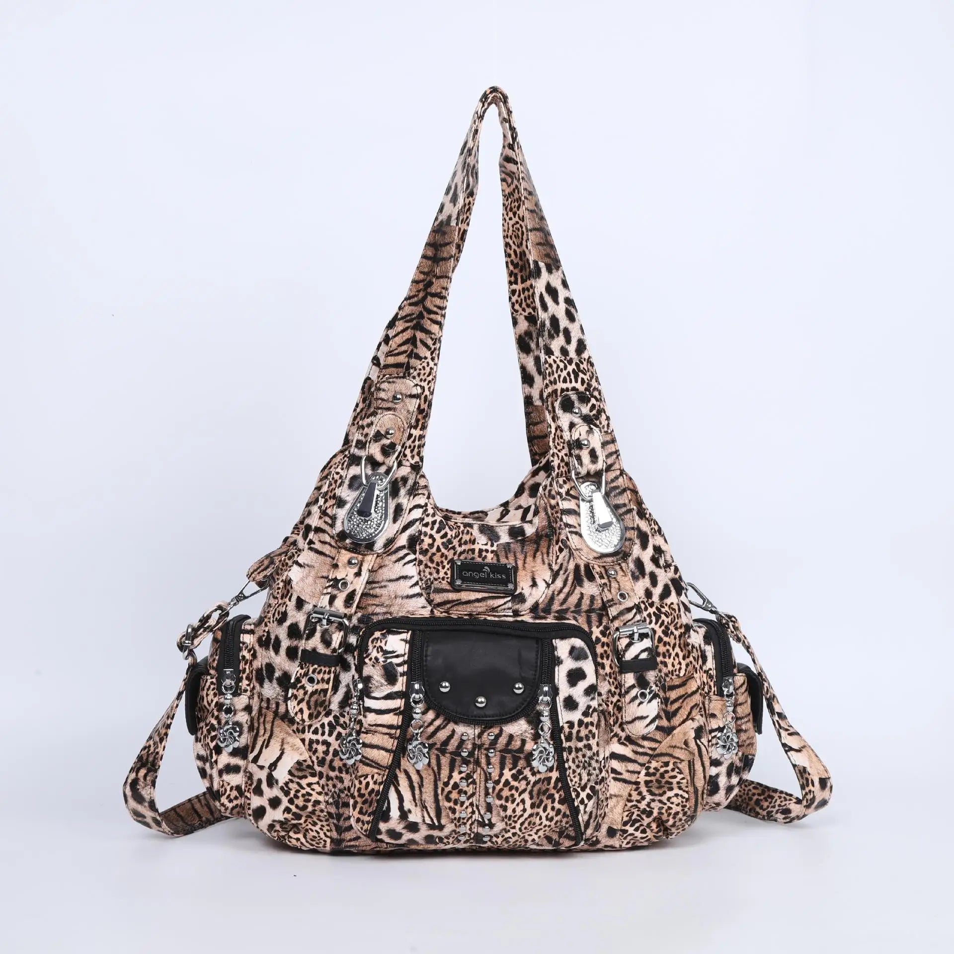 Angel kiss Bag Women Fashion Handbags Women Shoulder Bags PU Leather Handbag Female Satchel Shoulder Purse Bag bolsa feminina