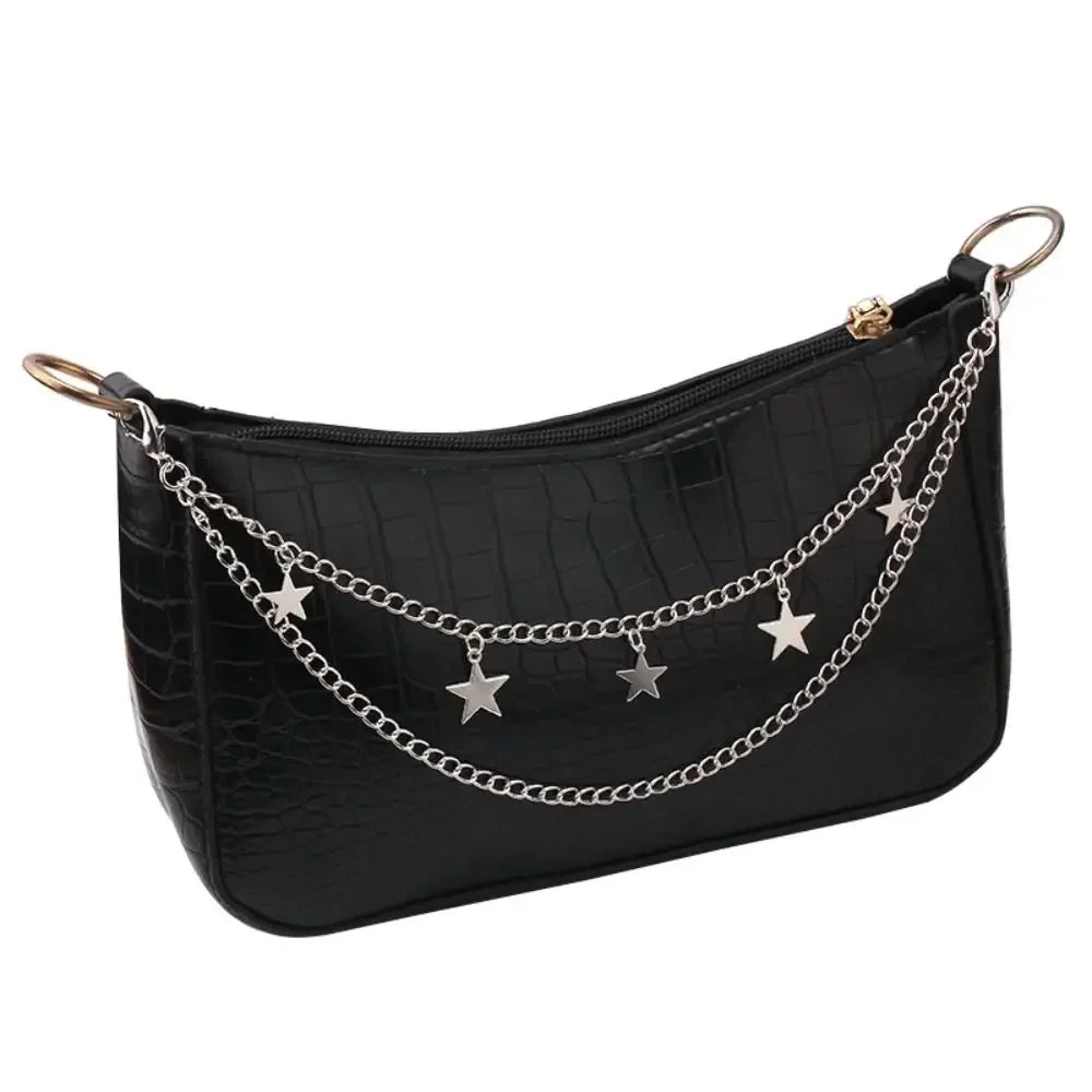 🎁 Butterfly Metal Bag Chain Heart Bag Straps Multi-layer Metal Chain Strap Bag Decorative Chain Replacement Bag Accessories (100% off)