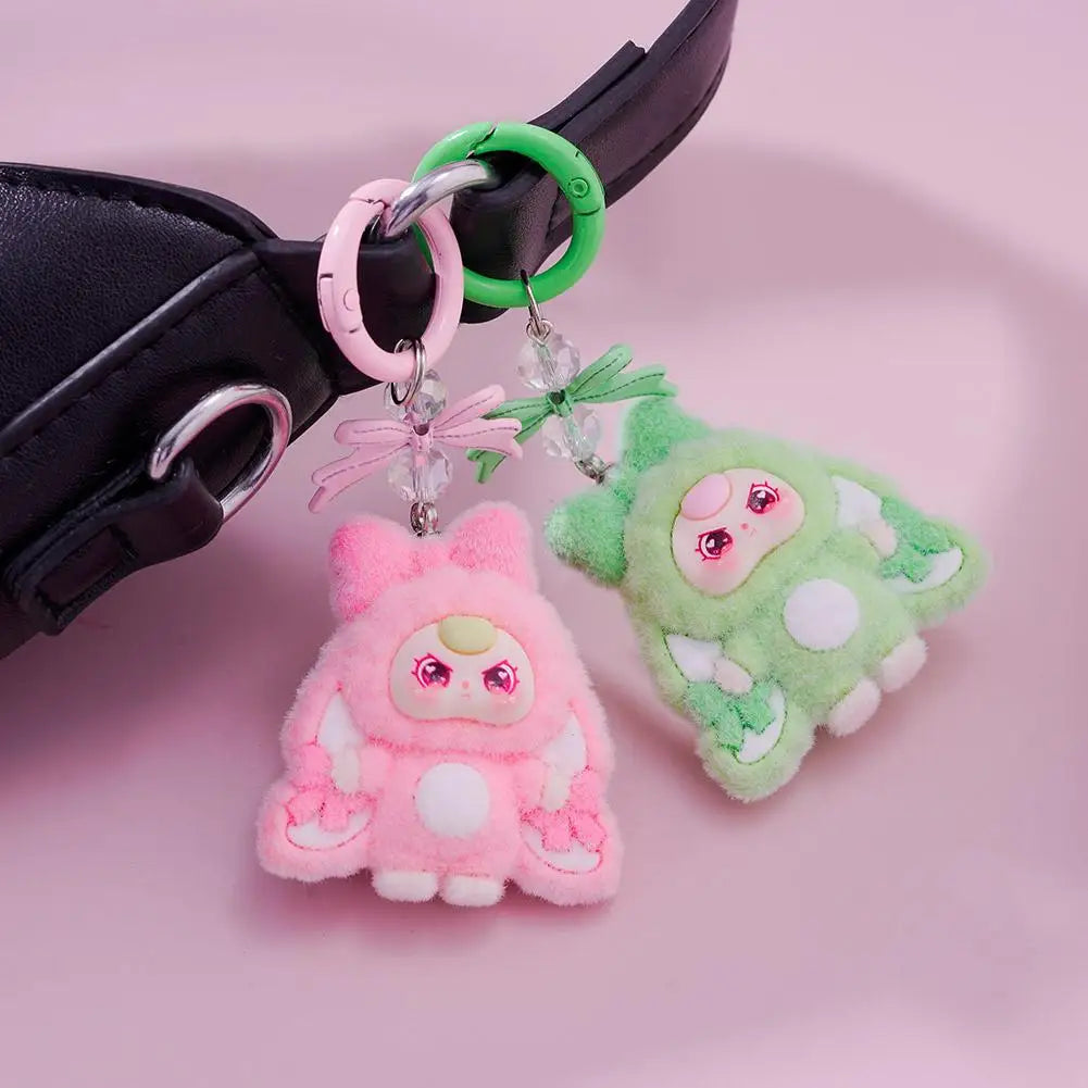 1pc Bag Pendant For Kawaii BABY THREE Mini Cartoon Babythree Keychain Cute Doll Gift Diy Pendant Accessories Decoration