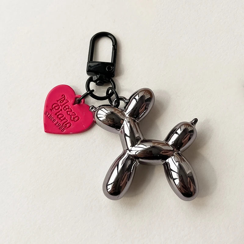 1Pc Fashion Balloon Dog Keychains Pendant Jewelry Trinket Car Key Ring Key Chain Accessories Car Keychain Keyring