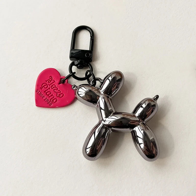 🎁 1Pc Fashion Balloon Dog Keychains Pendant Jewelry Trinket Car Key Ring Key Chain Accessories Car Keychain Keyring (100% off)
