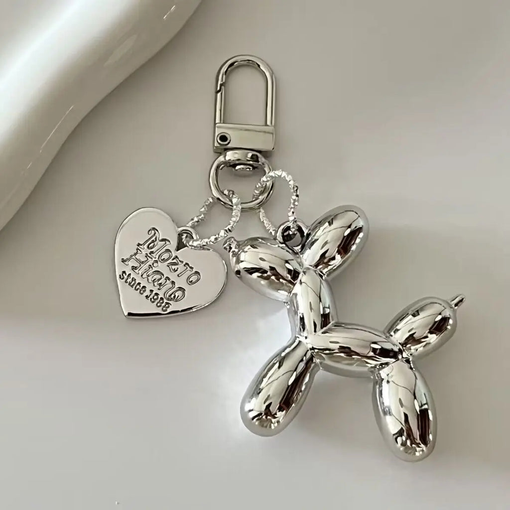 🎁 1Pc Fashion Balloon Dog Keychains Pendant Jewelry Trinket Car Key Ring Key Chain Accessories Car Keychain Keyring (100% off)