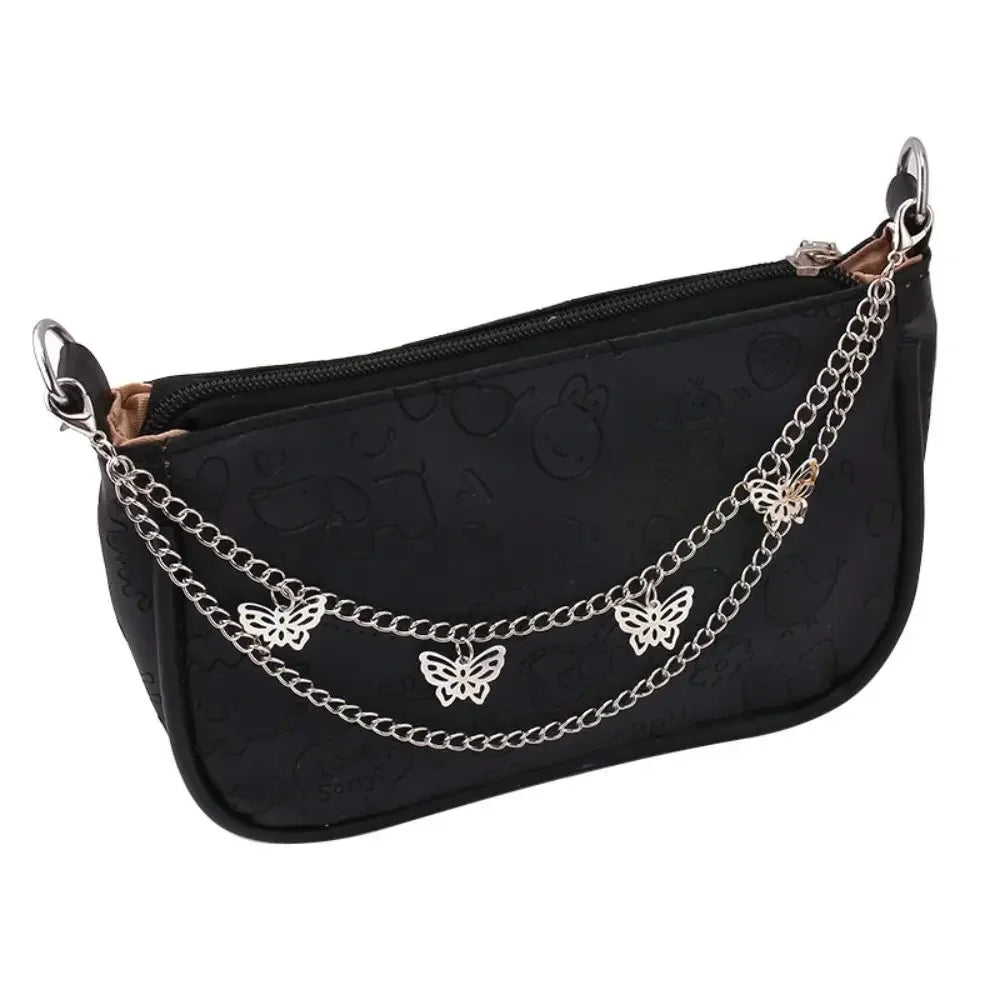 🎁 Butterfly Metal Bag Chain Heart Bag Straps Multi-layer Metal Chain Strap Bag Decorative Chain Replacement Bag Accessories (100% off)