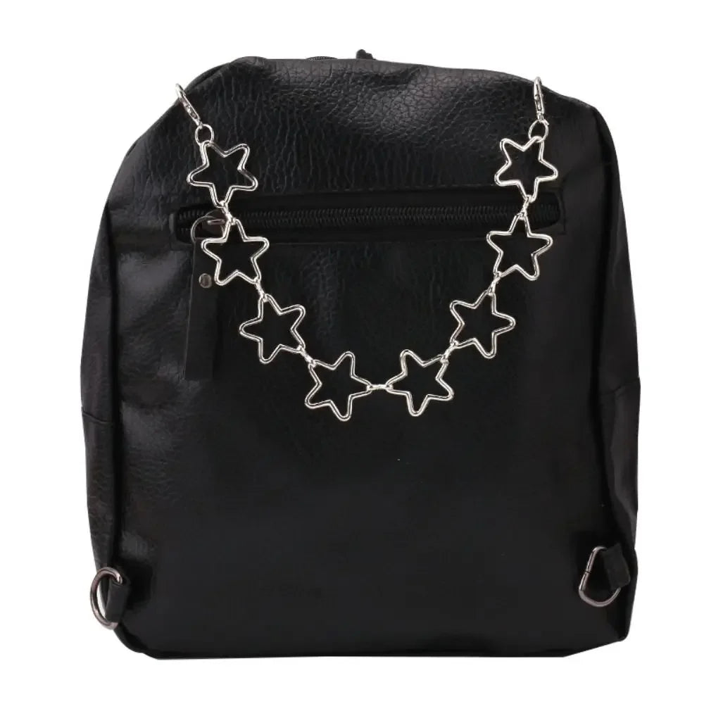 Butterfly Metal Bag Chain Heart Bag Straps Multi-layer Metal Chain Strap Bag Decorative Chain Replacement Bag Accessories